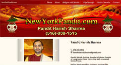 Desktop Screenshot of newyorkpandit.com